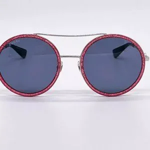 Sale! New Gucci Women\'s 56mm Black and Red Sunglasses! 0400022255923_REDGREENBLACK?  main image 2